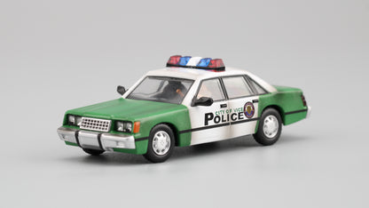 [Pre-order November] Perka 1/64 Vice City Diecast Model car Police Car With 1 figure
