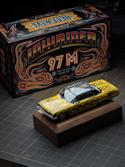 [Pre order] 97M Hangzhou Convention Exclusive 1:64 1964 Impala SS Lowrider Yellow Flame