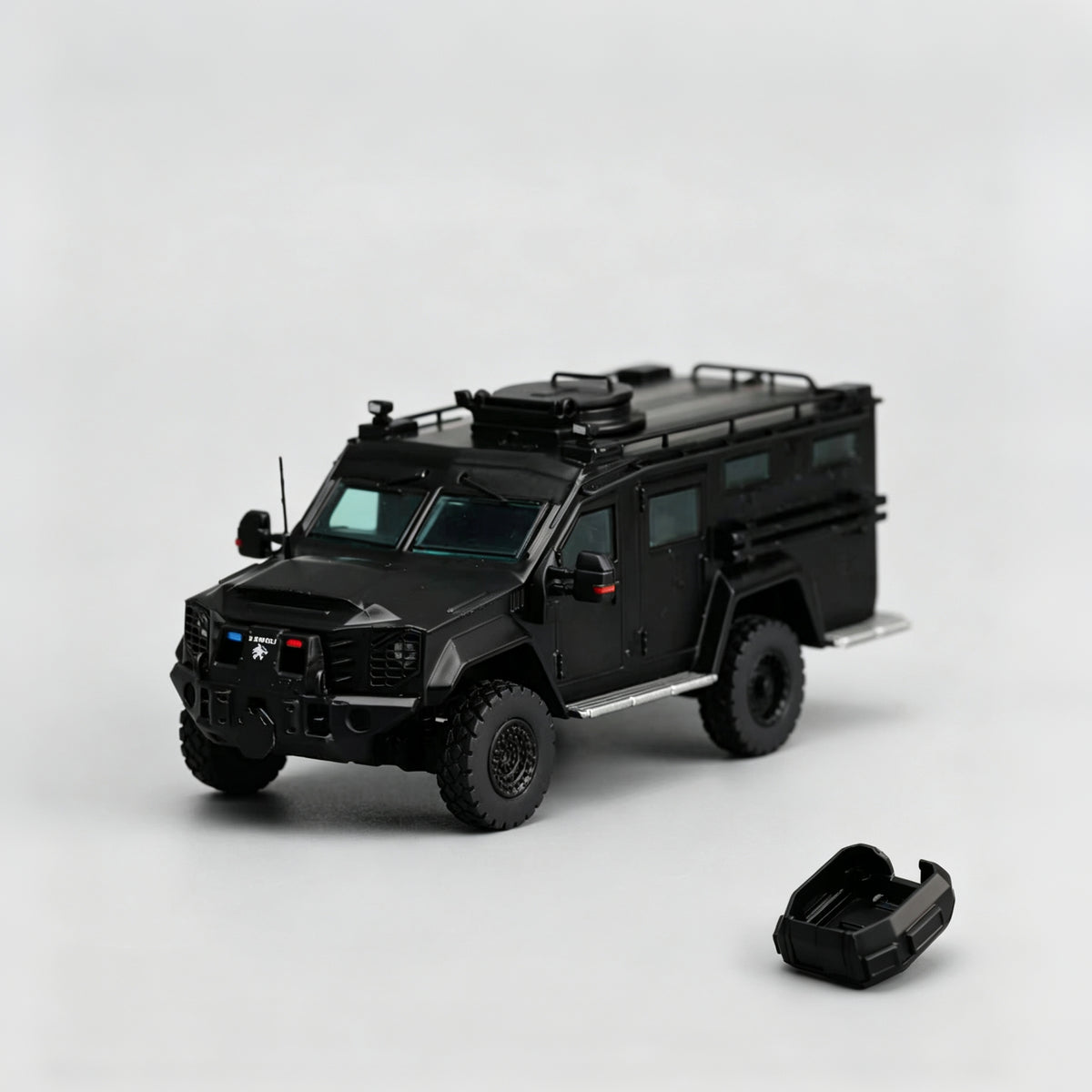 [Pre-order October] MVA 1/64 All Metal Bearcat G3 with openable rear door New York / Nevada County / Black