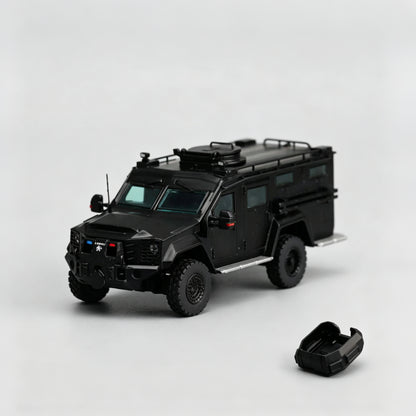 [Pre-order October] MVA 1/64 All Metal Bearcat G3 with openable rear door New York / Nevada County / Black