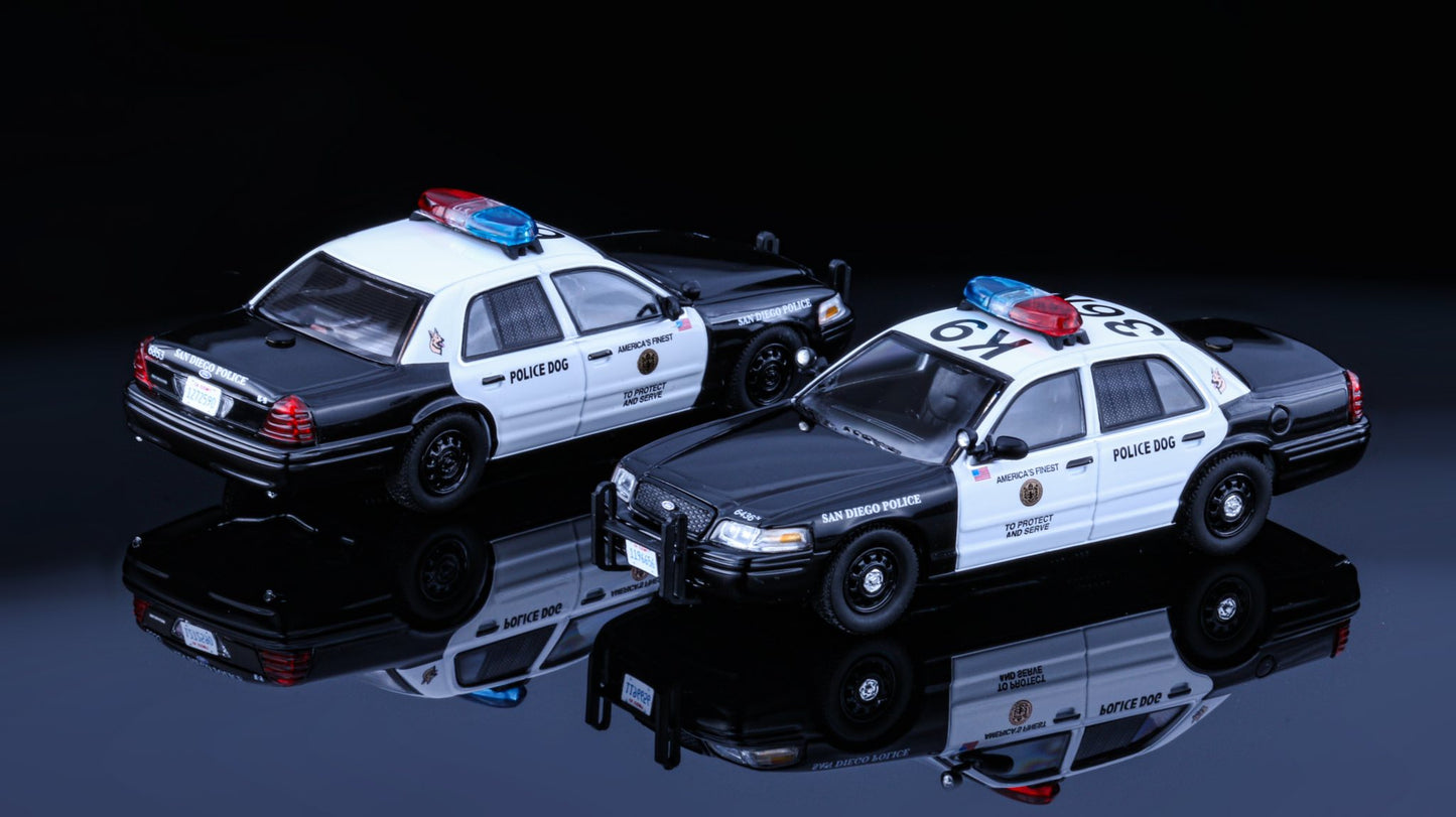 Rollin 1:64 Ford Crown Victoria San diego Police K-9 Unit