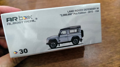 AR Box 1:64 Land Rover Defender 90 Silver
