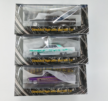 97 M 1:64 1964 Coupe DeVille Lowrider Purple / White /Black