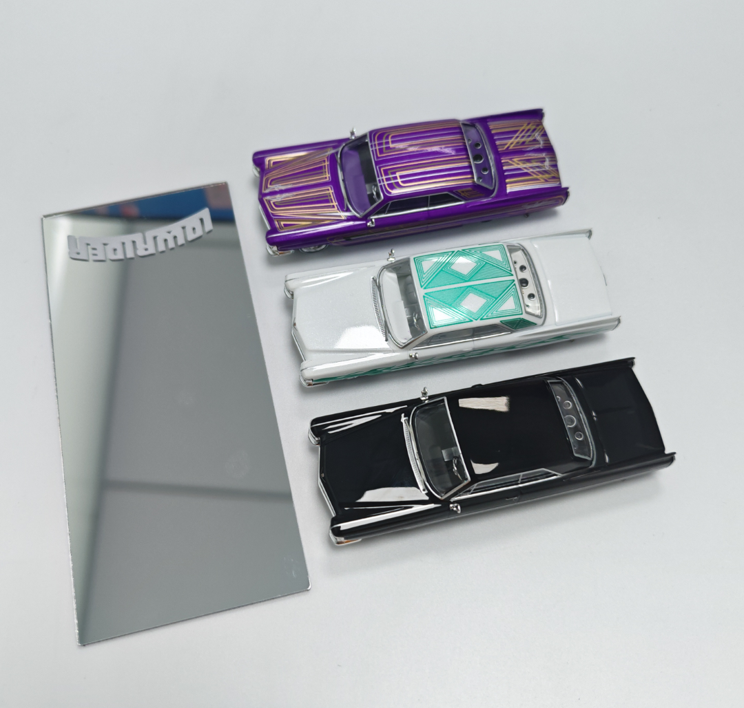 97 M 1:64 1964 Coupe DeVille Lowrider Purple / White /Black