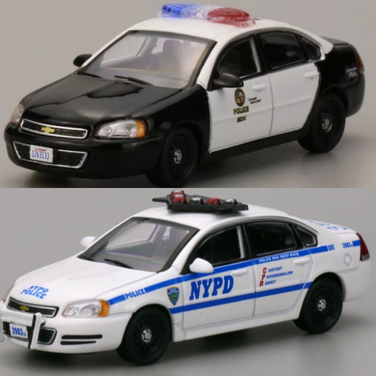 [8%off] Bundle LAPD+ NYPD 596 1:64 Chevrolet Impala