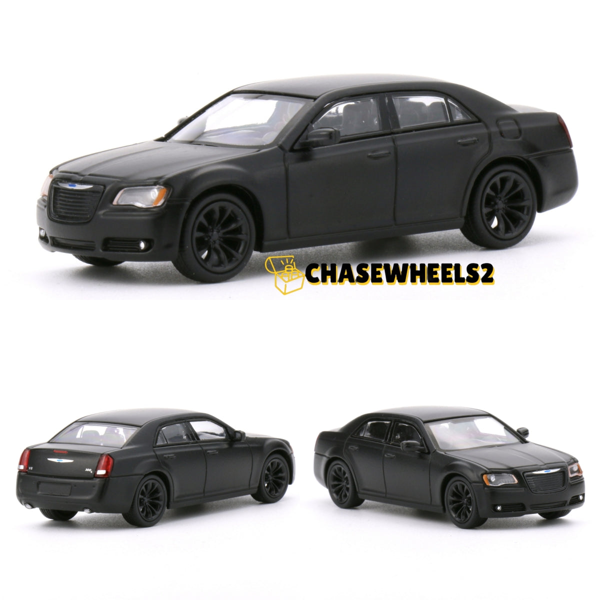596 Model 1:64 Chrysler 300c Matte Black