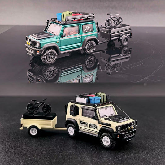 [Pre-order] Finework APAxpo Exclusive 1/64 Jimny with trailer