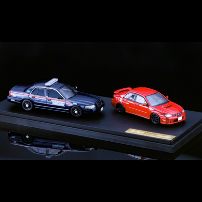 Rollin x Furuya 1:64 Ford Crown Victoria Atlanta Police Subaru Sti