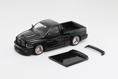 Shoom x GCD 1:64 Dodge RAM SRT-10 Black With bearing wheels and accessrories