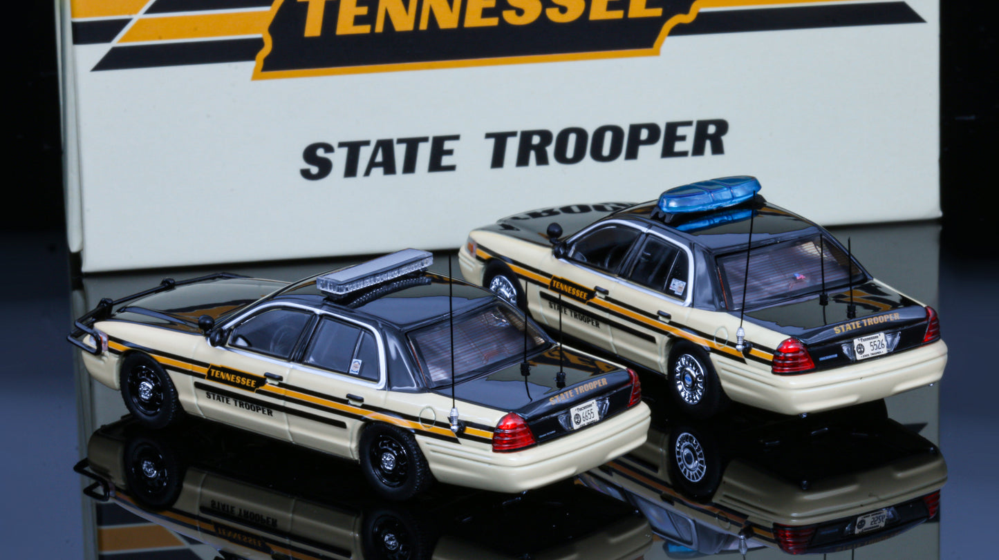 Rollin 1:64 Tennessee State Trooper Crown victoria