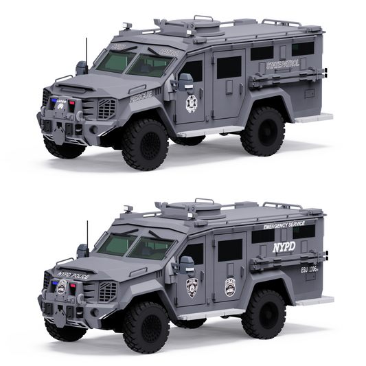 [Pre-order] MINI VISUAL ART 1/64 Bearcat G3 with metal figure New York / Washington