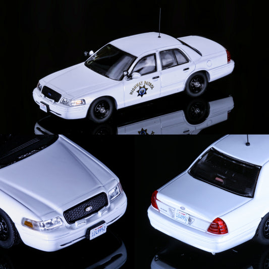 Rollin 1:64 Ford Crown Victoria California Highway Patrol Polar Bear
