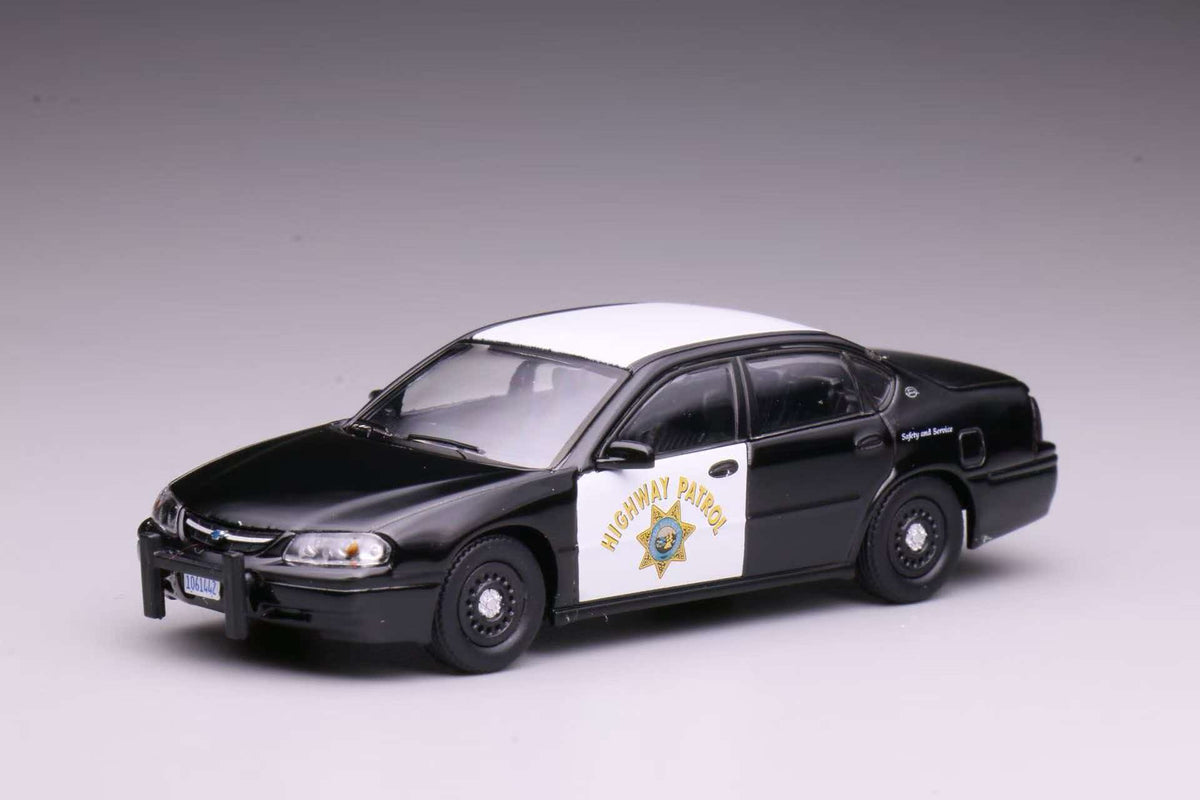 [Pre-order] 596 1:64 Impala Black Slick Top California Highway Patrol CHP