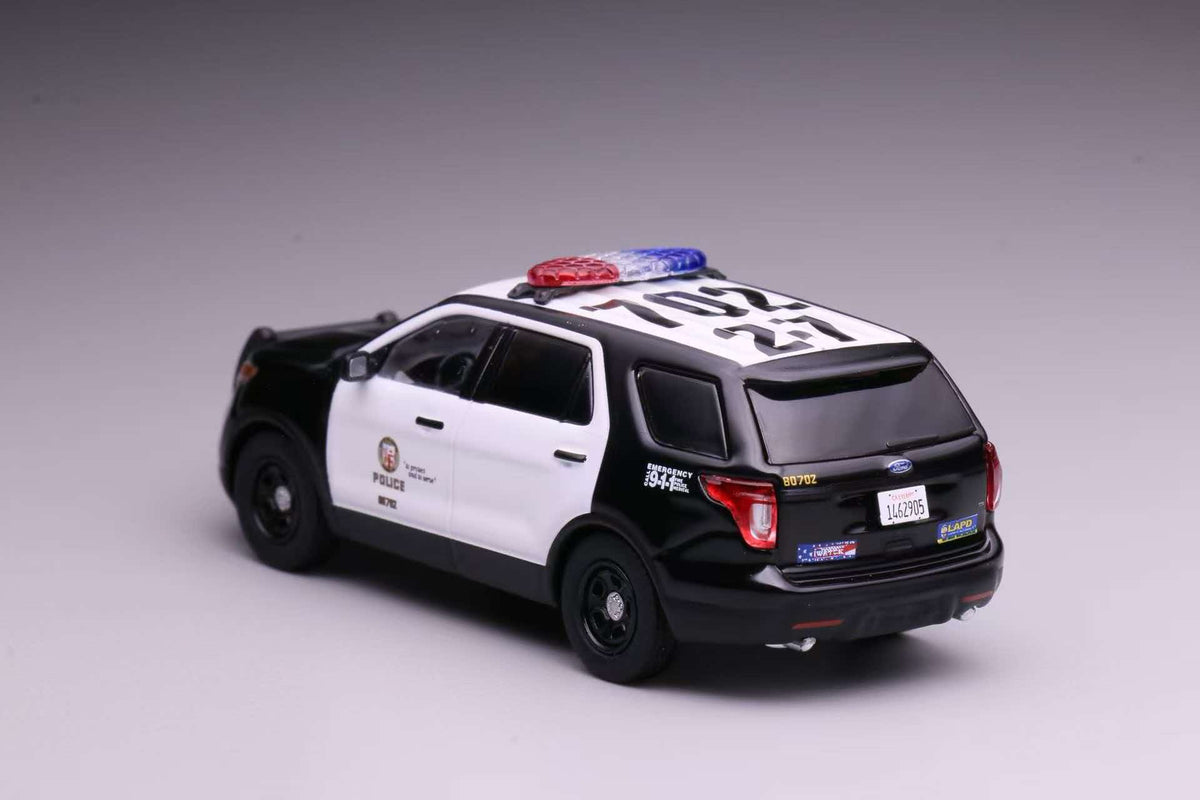 [Pre-order] 596 1:64 2013 Explorer White SUV Los Angeles Police LAPD