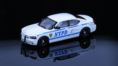 Rollin 1:64 08 Dodge Charger New York Police Department Highway Patrol Slick Top NYPD