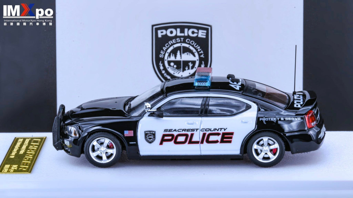 Rollin IMxpo VIP Ticket gift Exclusive 1/64 Dodge Charger 08 SRT8 Seacrest County police