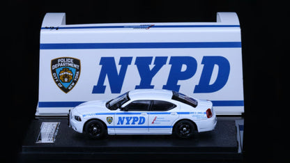 Rollin 1:64 08 Dodge Charger New York Police Department Highway Patrol Slick Top NYPD