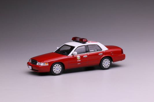 596 1:64 Ford CV CROWN VICTORIA Los Angeles Fire Department LAFD