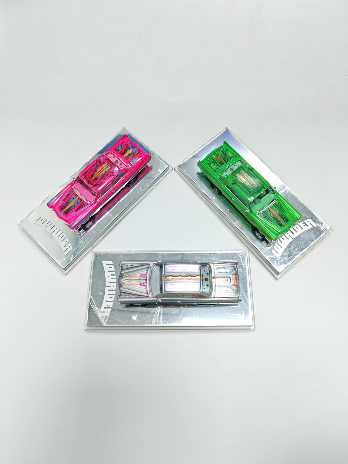 [Pre-order] 97 M 1:64 1964 Coupe DeVille Lowrider Pink / Green / Silver