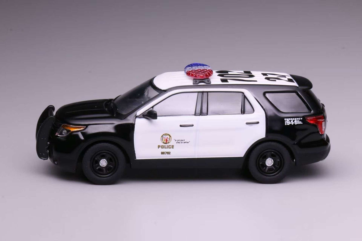 [Pre-order] 596 1:64 2013 Explorer White SUV Los Angeles Police LAPD