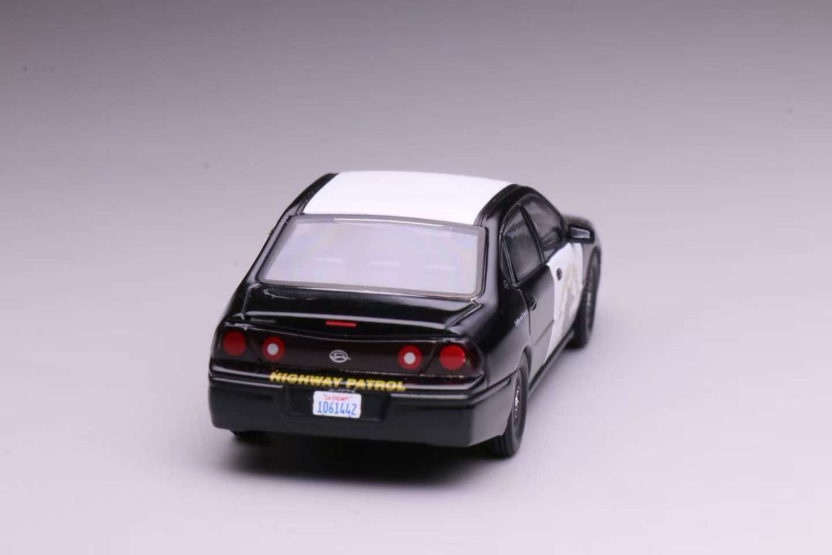 [Pre-order] 596 1:64 Impala Black Slick Top California Highway Patrol CHP