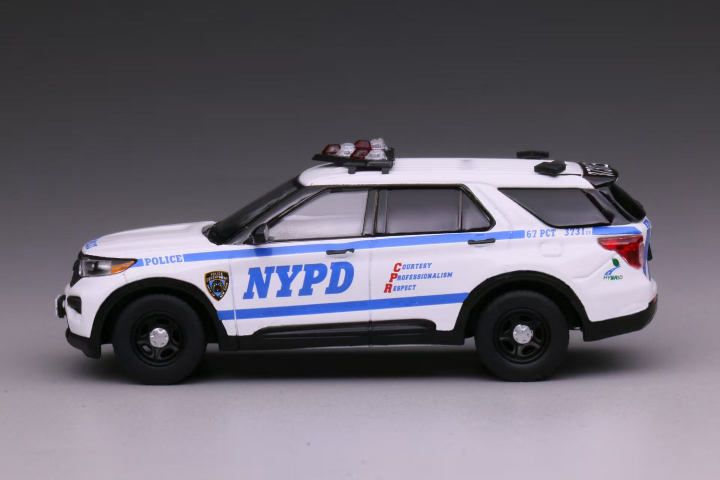 [Made to order] 596 1:64 2020 Ford Explorer Police Interceptor  New York Police Department (NYPD)