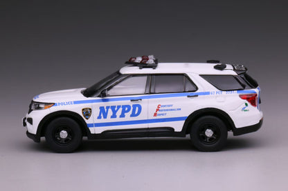 [Made to order] 596 1:64 2020 Ford Explorer Police Interceptor  New York Police Department (NYPD)