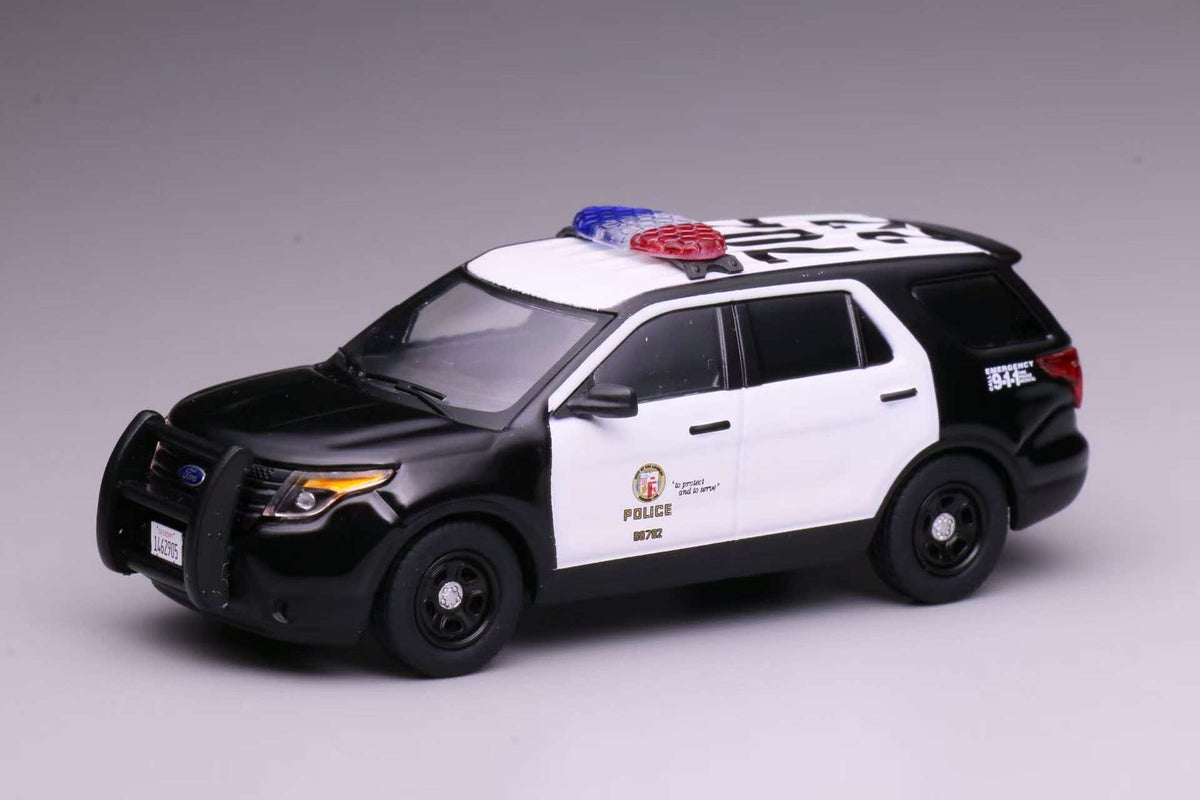 [Pre-order] 596 1:64 2013 Explorer White SUV Los Angeles Police LAPD
