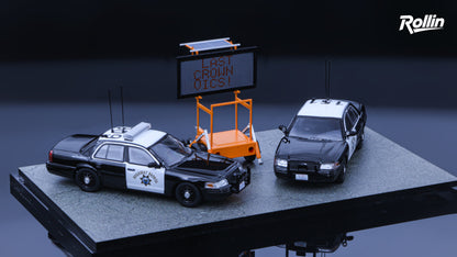 [Pre-order] Rollin 1/64 APAxpo Exclusive CHP Last 2 Ford Crown Victoria California Highway Patrol