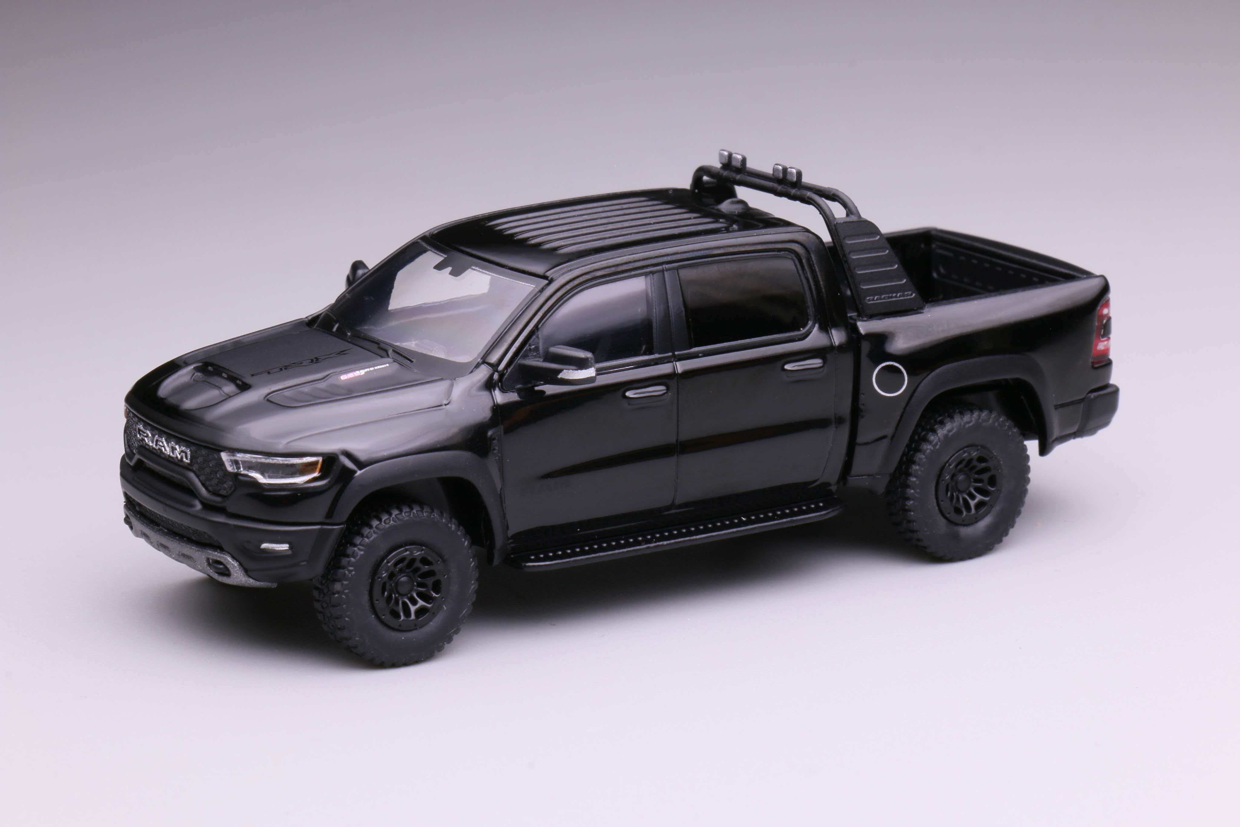 Pre-order] 596 1:64 Dodge Ram 1500 SRX Sports Black – Chasewheels2