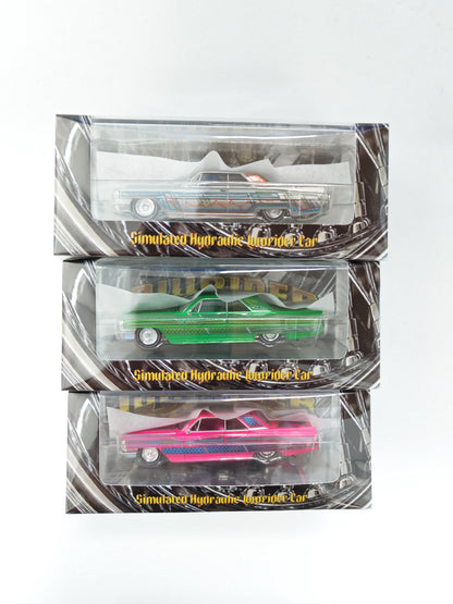 [Pre-order] 97 M 1:64 1964 Coupe DeVille Lowrider Pink / Green / Silver