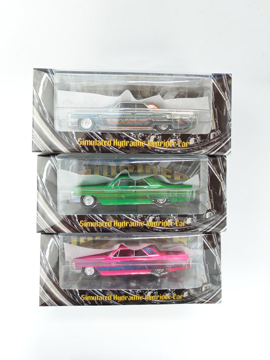 [Pre-order] 97 M 1:64 1964 Coupe DeVille Lowrider Pink / Green / Silver