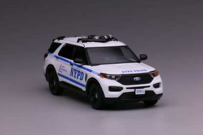 [Made to order] 596 1:64 2020 Ford Explorer Police Interceptor  New York Police Department (NYPD)