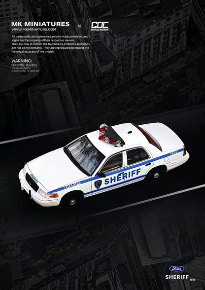 GOC x MK Miniatures Ford Crown Victoria New York Sheriff