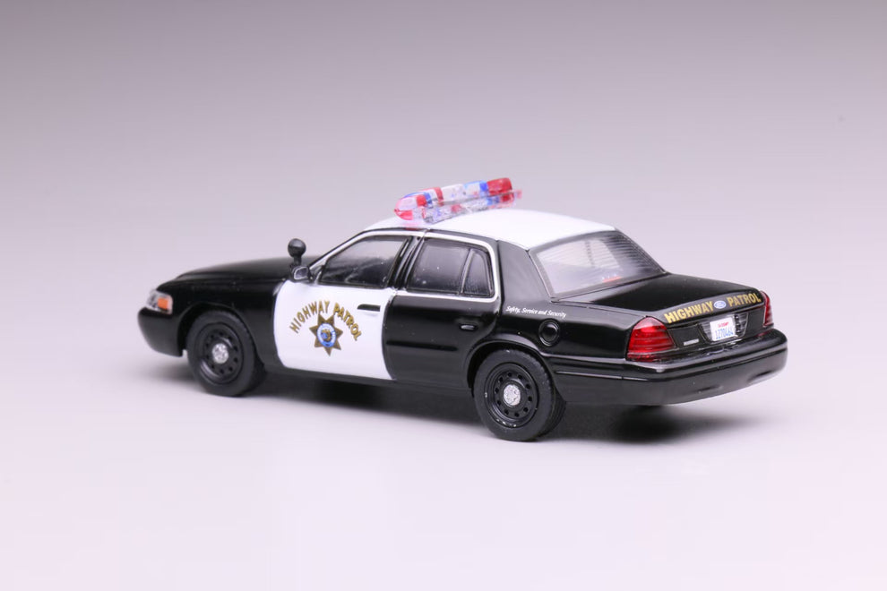 596 model 1:64 White Ford CV CROWN VICTORIA NYPD Police Model Diecast ...