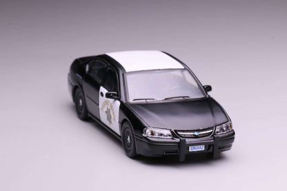 [Pre-order] 596 1:64 Impala Black Slick Top California Highway Patrol CHP