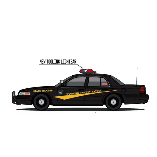 [Make to Order January] Rollin 1:64 Crown Victoria Wyoming Highway Patrol